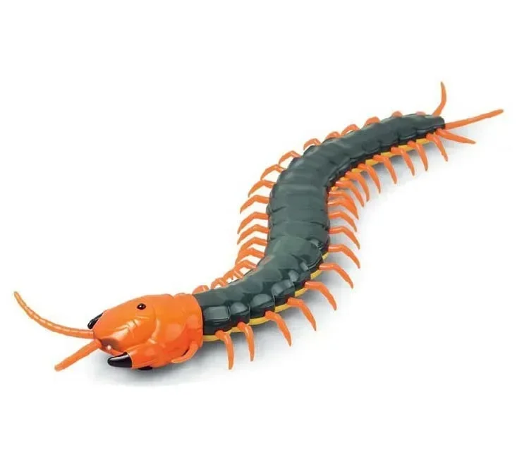 [Funny] Electronic pet Remote Control simulation Giant IR RC Scolopendra centipede Tricky Prank Scary robotic insect Toy gift