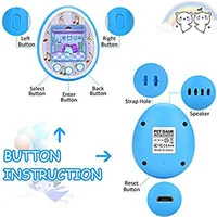 Tamagotchi Virtual Network Electronic Pet Machine HD Colour Screen Game Machine Children Handheld Game Machine Christmas Gift 5