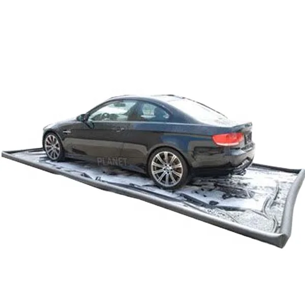 

Factory Price Water Collector Boarding Water Containment Car Mat PVC Tarpaulin Portable Inflatable Car Wash Mat