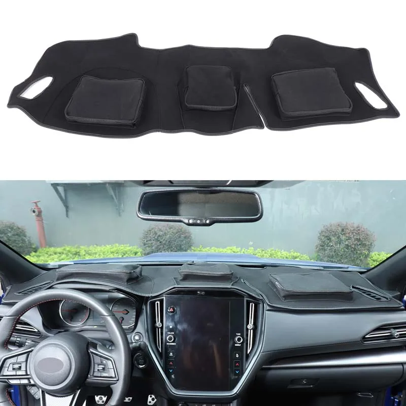 

For Subaru WRX/Levorg 2022+ Car Interior Instrument Panel Storage Sunscreen Pad Oxford Cloth Automotive Storage Accessories