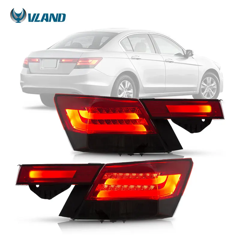 

Factory Car Taillights 2008-2013 LED Tail Lights Plug and Play New Design for Accord