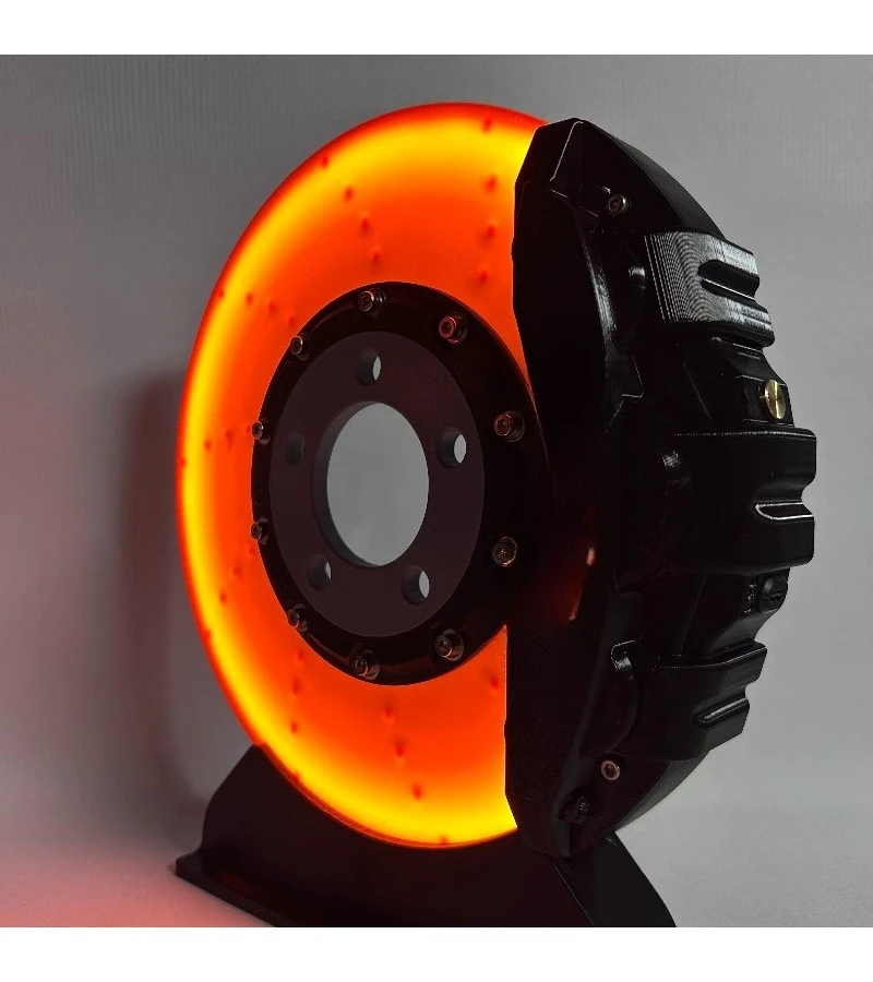 

Brake disc caliper model night light creative desktop wall mounted led ambient light