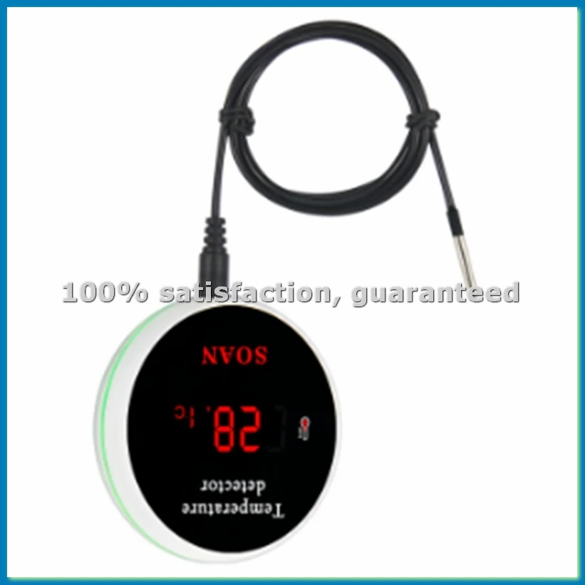 Tuya Smart Home Wifi Temperature Sensor Wire Digital Thermometer Room Water Pool Thermostat Alarm EU Plug-VVNB