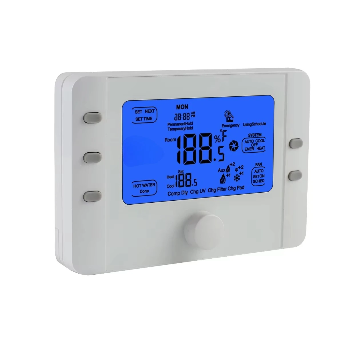 Fan and air conditioner controller two-stage thermostat wifi
