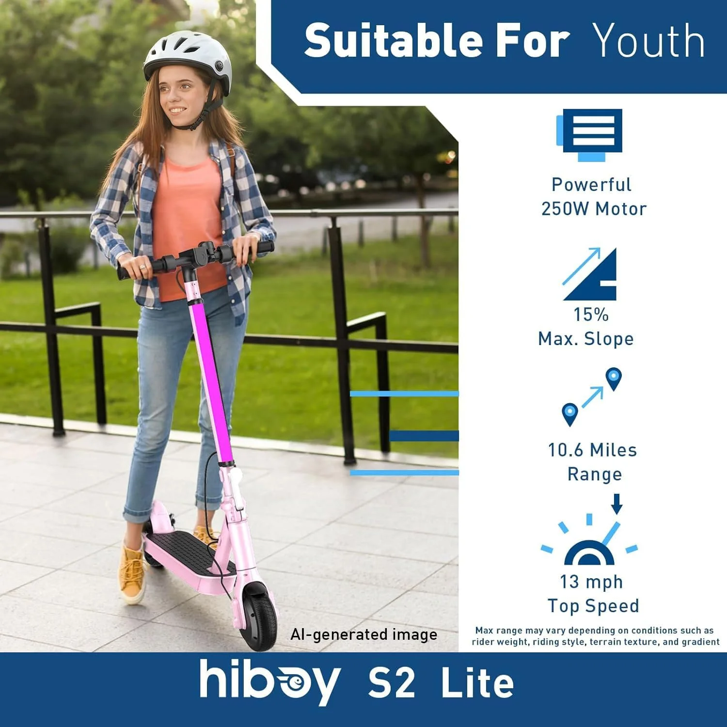 Hiboy S2 Lite Electric Scooter - Folding Electric Scooter recension och pris