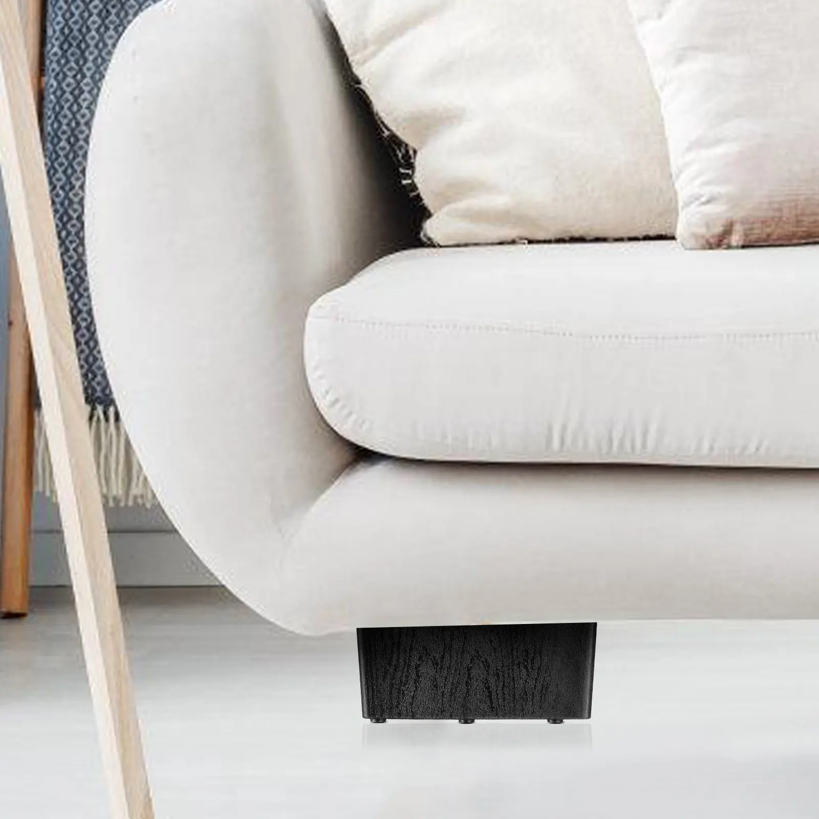 4Pcs Plastic Furniture Legs Durable Bed Riser Sofa Couch Cabinet Legs Heavy Duty Furniture Risers Scratch Resistant