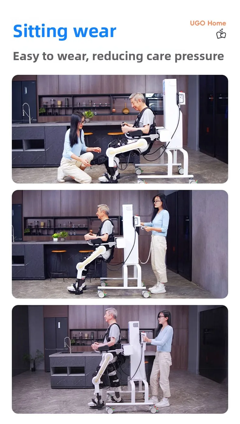 إعادة تأهيل الأطراف السفلية، هيكل خارجي، روبوت كهربائي، تدريب الجراميق مناسب لمرض الجهاز العصبي - BZ-CT01