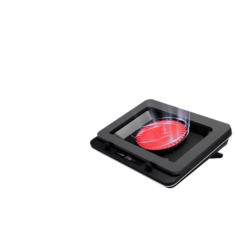

GT600 pressure air type notebook radiator, air-cooled 14CM fan, support 18-inch dust-proof base bracket 36W power supply