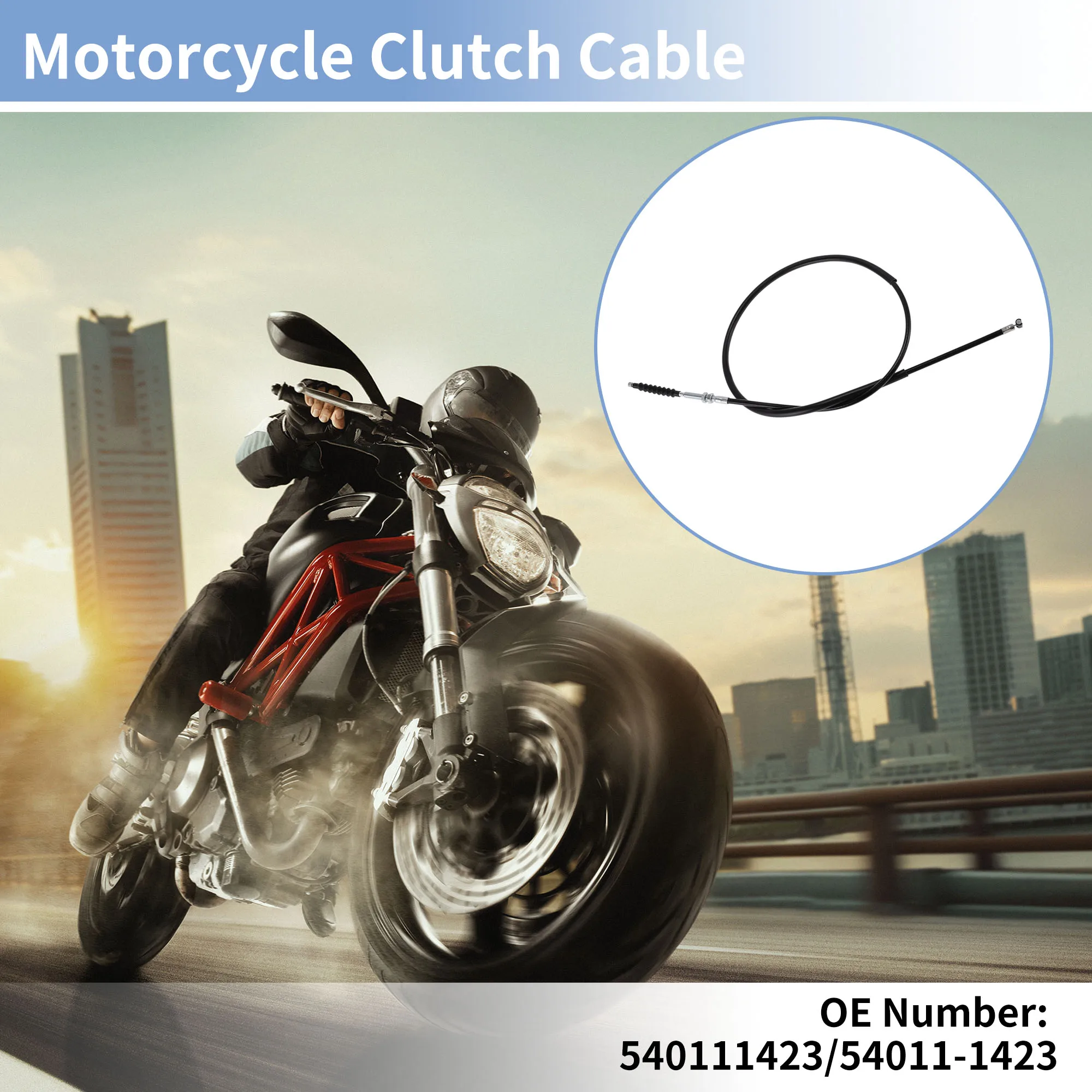 

Трос сцепления мотоцикла Motoforti, трос сцепления для мотоцикла No 540111423 для Kawasaki 636 ZX-6R 636 B Ninja 2003-2004, 1 шт.