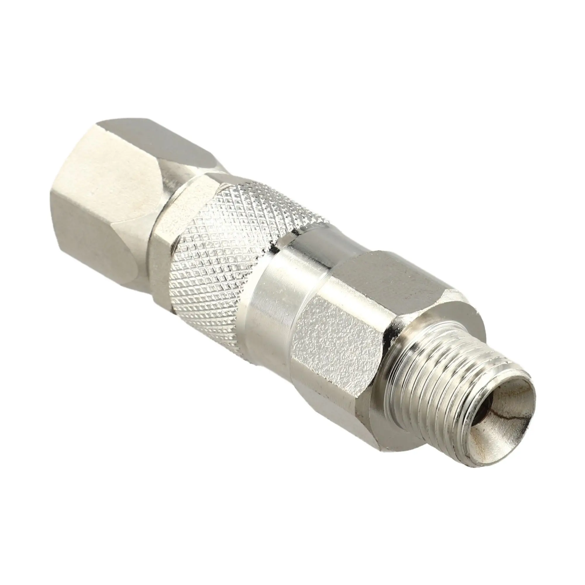 1/4 Inch Airless High Pressure Spray Hose Swivel Joint For Paint Sprayer Stainless Steel 360 Degree Rotation Hose Adapter