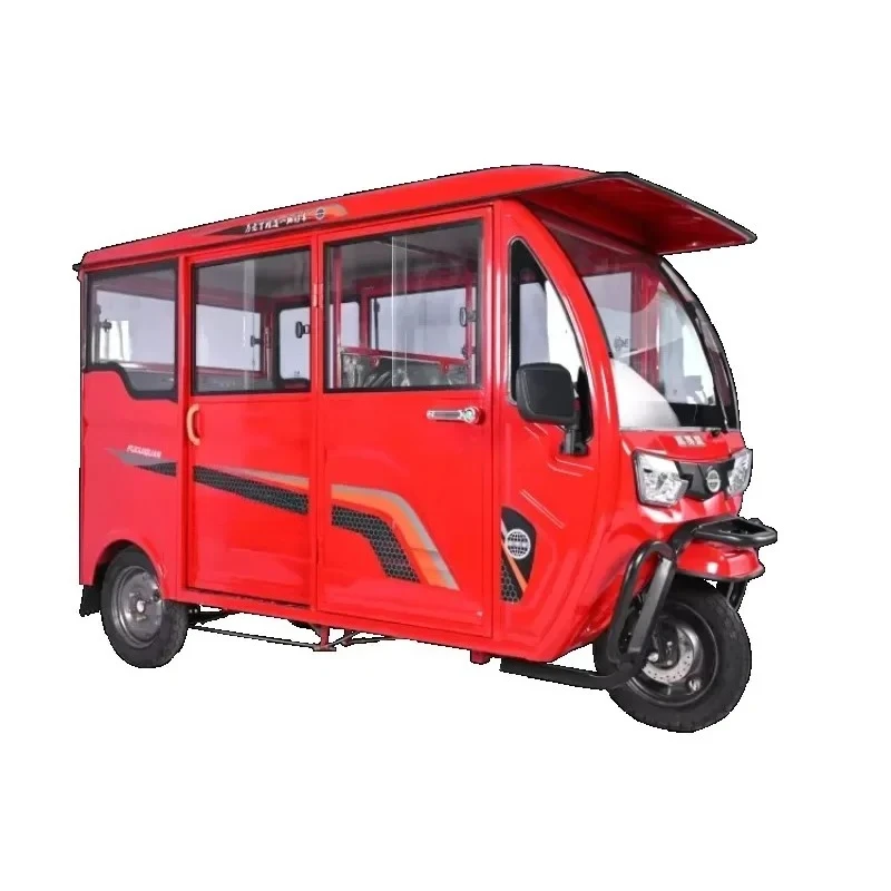 Full Cover Enclosed Adult with Cheap Price Tuktuk Taxi Big Power Passenger tricycle 3 Wheel Electric Tricycle for Wholesale