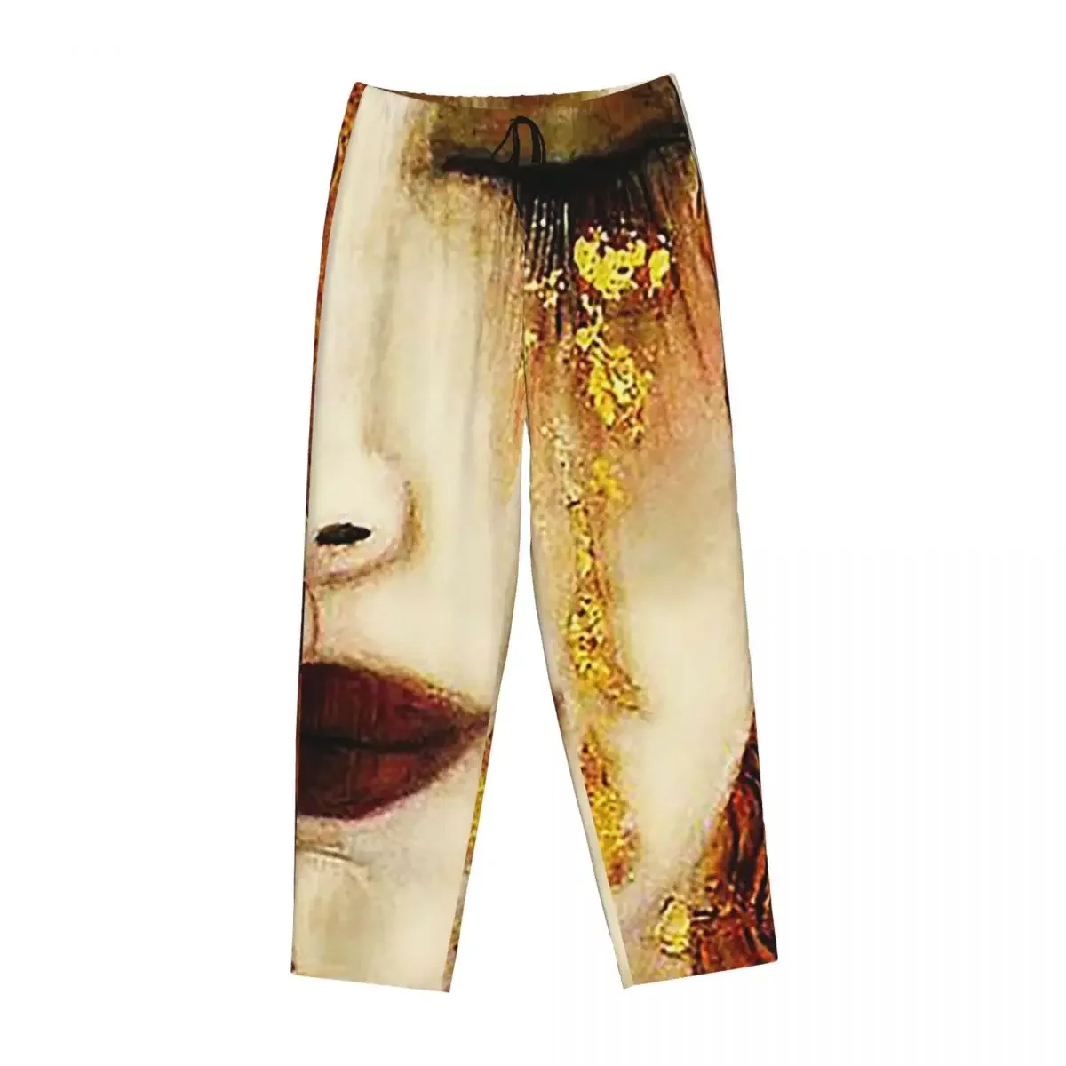 

Женские пижамные брюки Custom Klimt Golden T с карманами для дома и сна