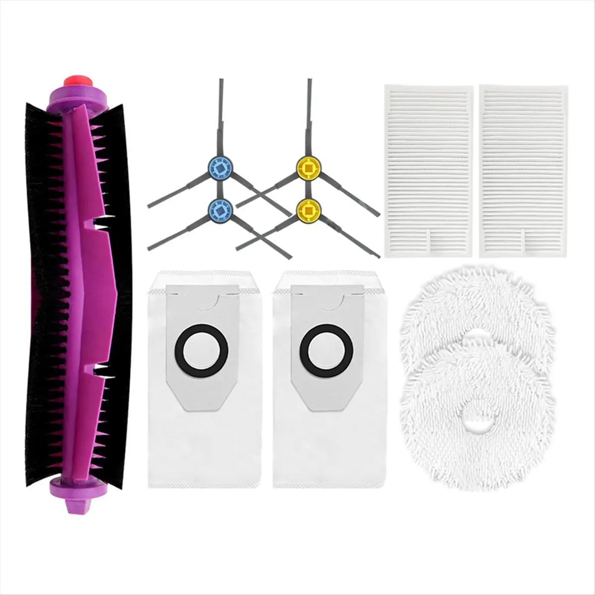 Welcome Deal~For V12 V10 W11 Robot Vacuum Cleaner Accessories Cleaning Replacement Parts Replacement Parts Main Brush