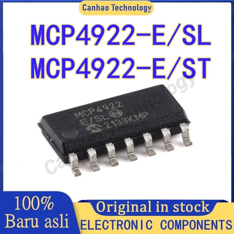 

5PCS/LOT MCP4922 MCP4922-E/ST MCP4922-E/SL SOP14 100% New Original in stock