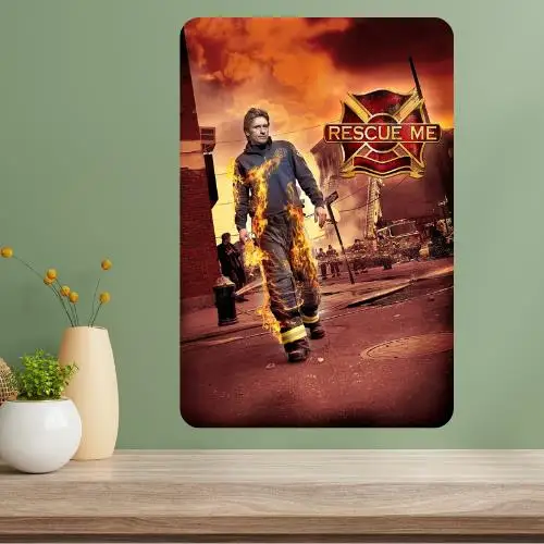 Rescue Me Classic TV Show Metal Poster Sign
