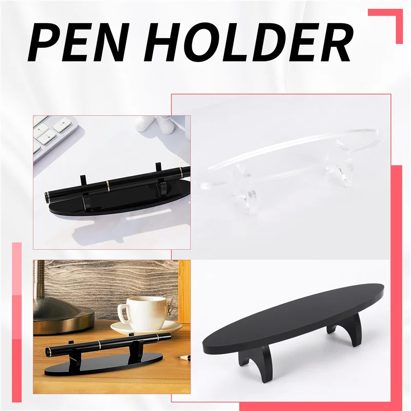 حامل قلم أكريليك عرض موقف مكتب قلم رصاص عصا حامل شفاف حامل قلم صندوق تخزين