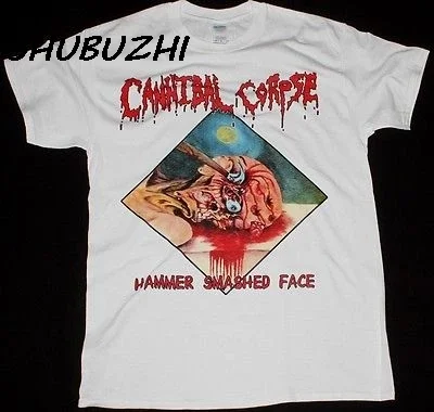 new arrived summer men cotton  tee shirt CANNIBAL CORPSE HAMMER SMASHED FACE T-SHIRT fashion short sleeve