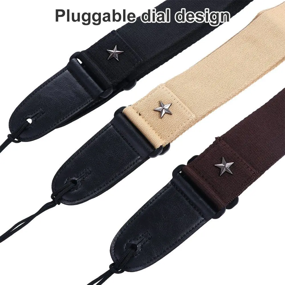 Guitar Pick Pocket Cotton Cross Picks Holders Bass Belts Bass Strap Guitar Strap Ends Strap Guitar Shoulder Belt Guitar Belts