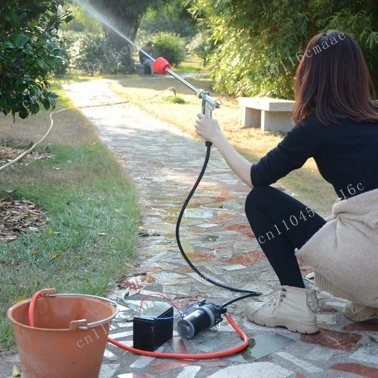 2600 water pump high power and high pressure diaphragm pump disinfection self-priming 12V agricultural electric sprayer car wash