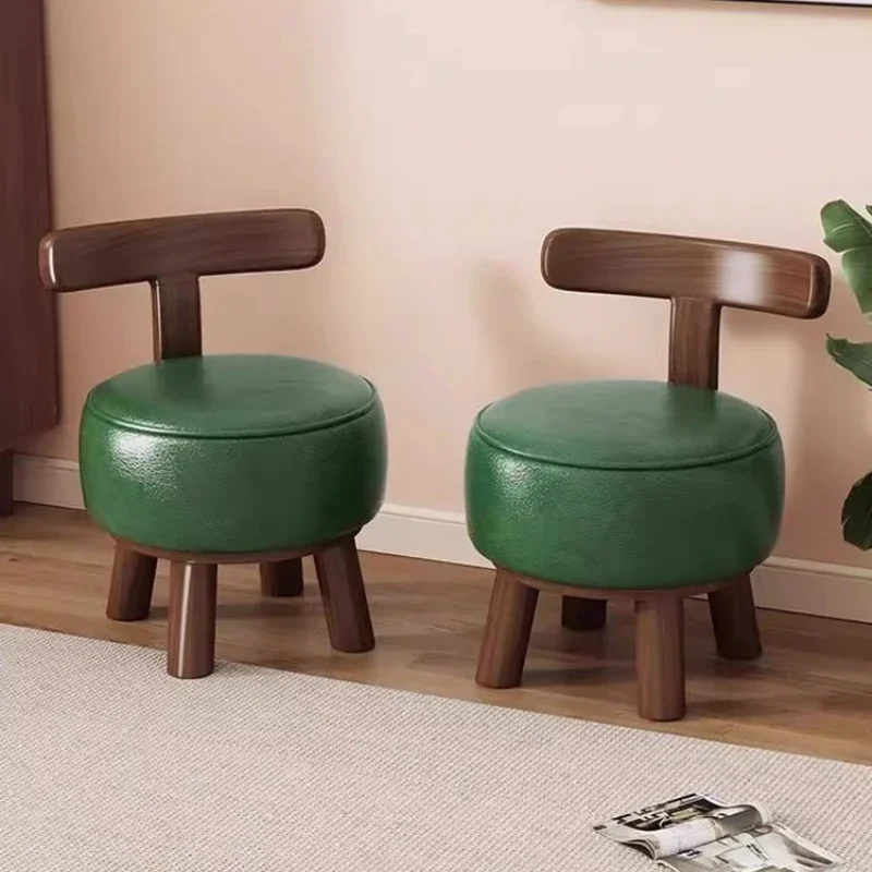 

Rotating Back Chair New Chinese Solid Wood Small Stool Household Small Chair Living Room