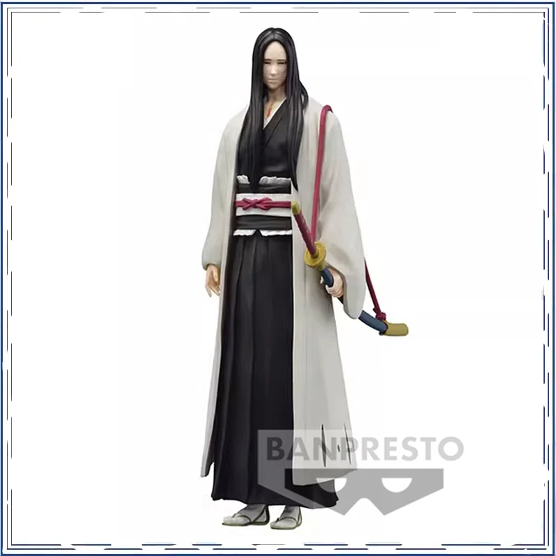 BANDAI Anime BLEACH Unohana Retsu SOLID AND SOULS Christmas Gifts or Collection Genuine Action Figure Model Toys in Shelf