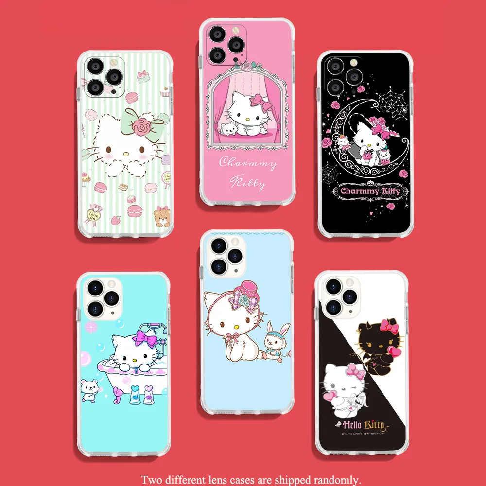 UK-61 Hello Charmmykitty Soft Case for Moto One Pro G Power Z2 Play E13 E22I E22 G41 G51 G71 G5 G52 G42 G32 G23 G22