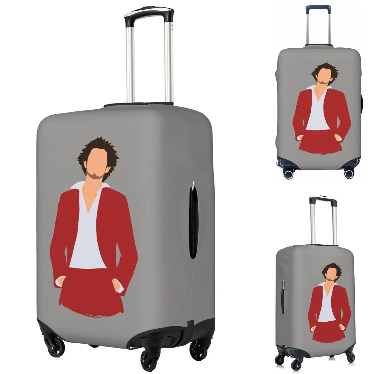 

Yakuza Like A Dragon Ichiban Kasuga Kazuma Kiryu Защитный чехол для чемодана Эластичные дорожные защитные чехлы для багажа на 18-32 дюймов