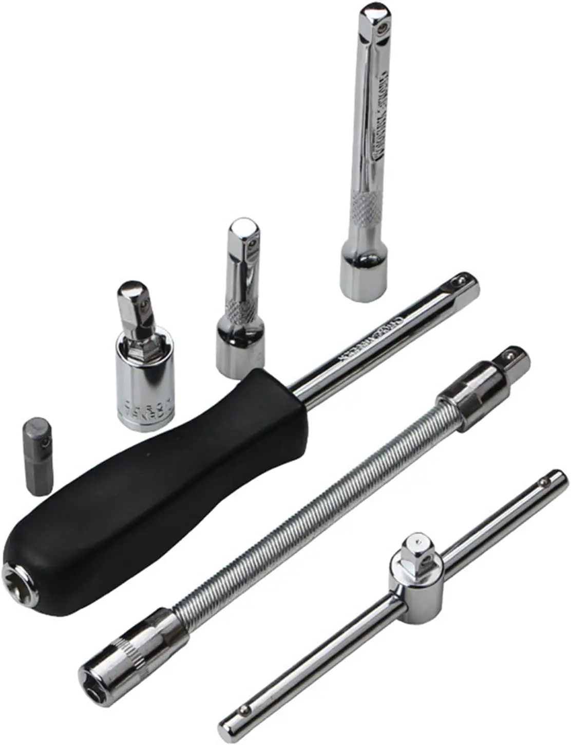 مجموعة مفاتيح الربط، مجموعة أدوات إصلاح الدراجات النارية للسيارات، مجموعة مقابس صغيرة مع صندوق لإصلاح السيارات (46 قطعة باللون الأخضر)