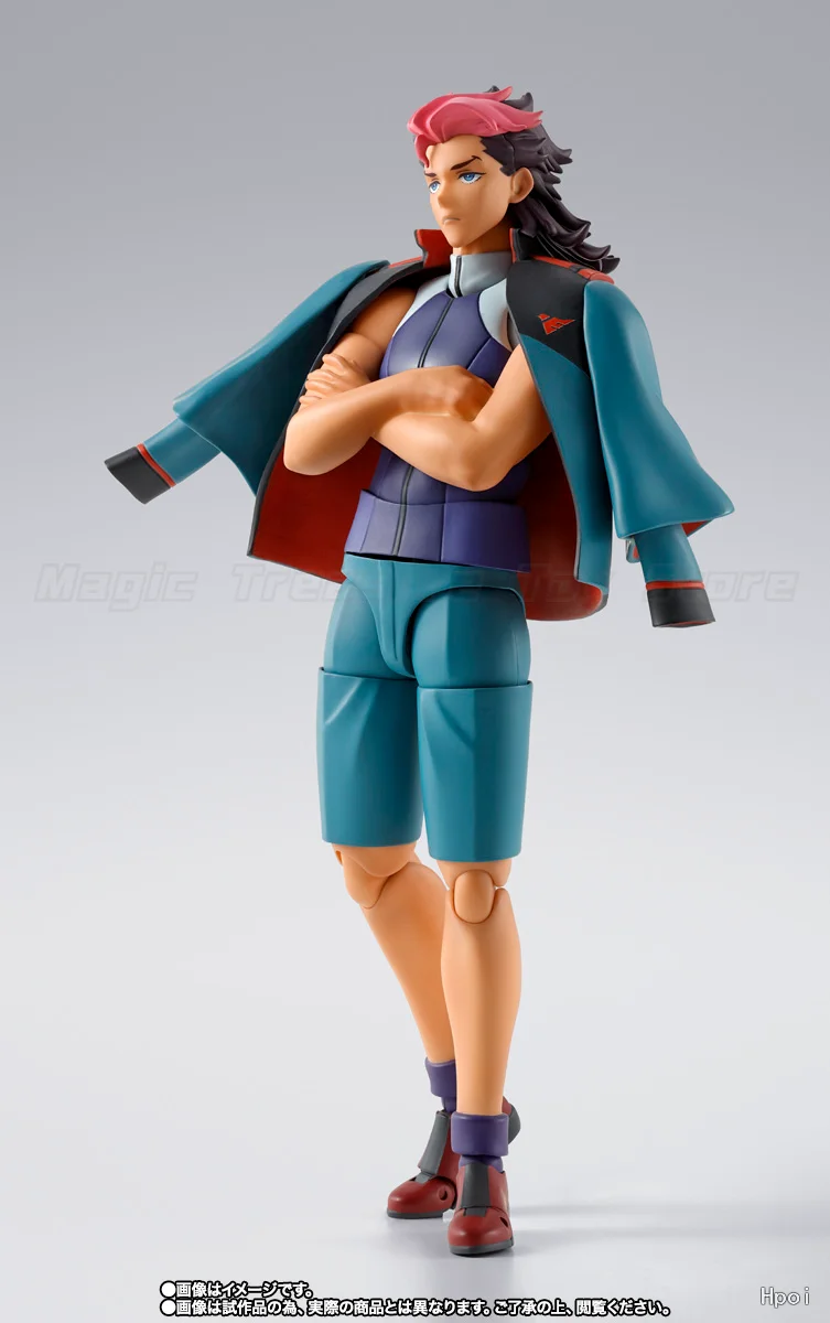 【In Stock 】Original BANDAI SPIRITS S.H.Figuarts Guel Jeturk Figures Animation Ornaments Collection Model