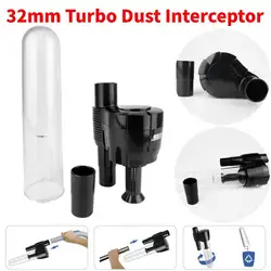 32mm External Cyclone Barrel Filter Turbo Dust Interceptor Vacuum Bag Cyclonic Separator Collector Vacuum Cleaner Accessories