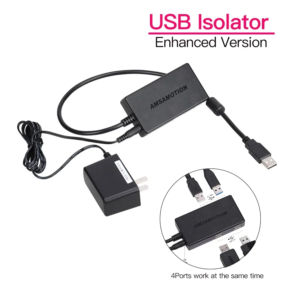 

USB To USB Isolator Industrial Grade Protable Switch High Speed ADUM3160/4160 Digital Isolator