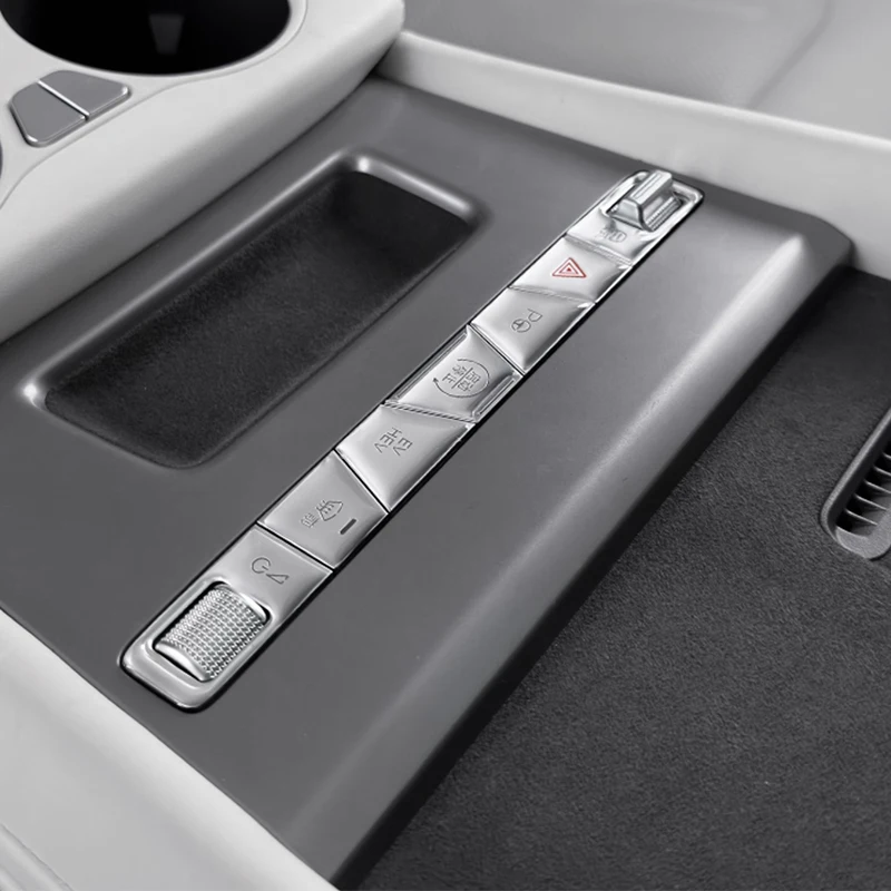 

Для BYD M9 2025, кнопка центрального управления на холодильник, кнопка центральной консоли, эпоксидные защитные наклейки, аксессуары