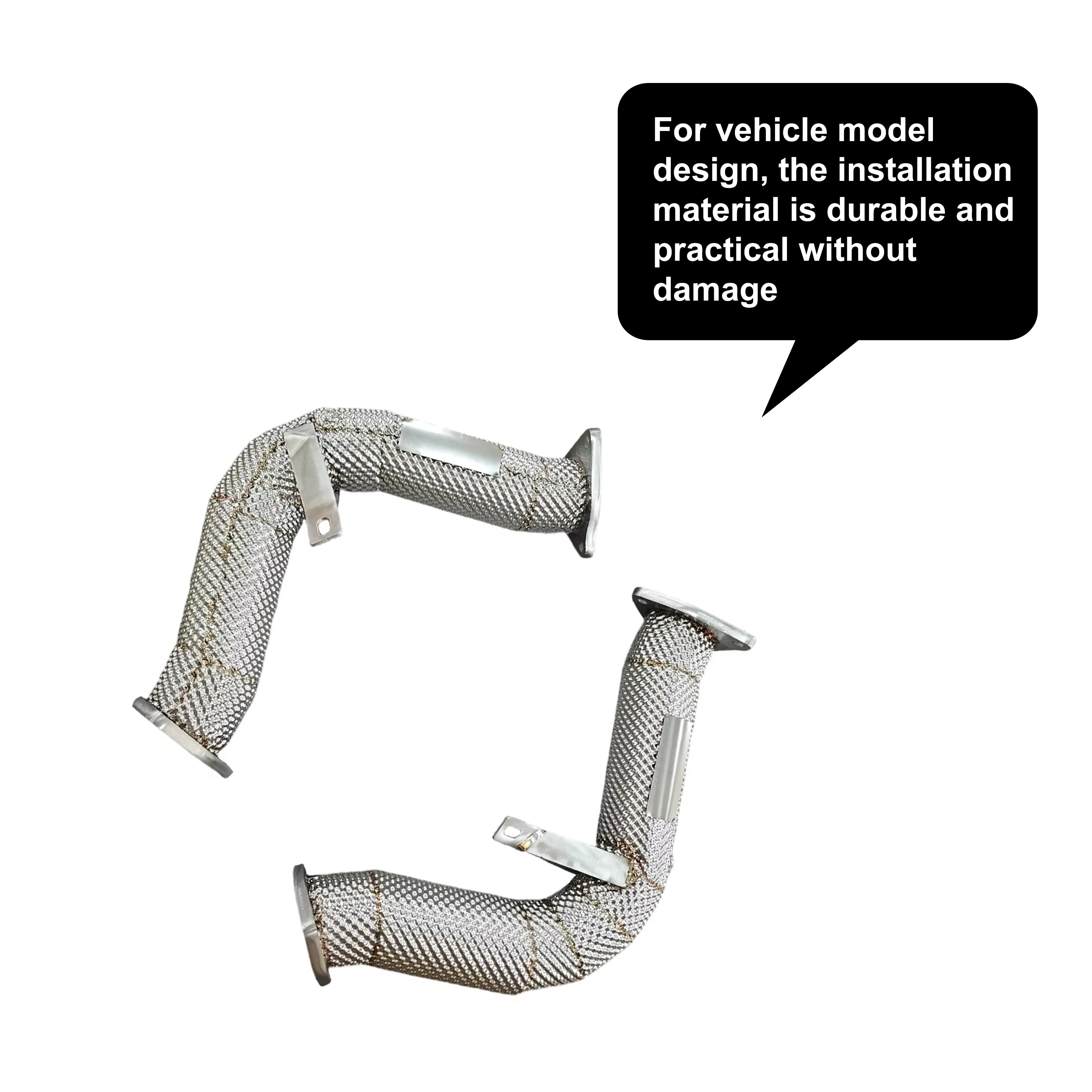 Hochleistungs-Auspuffrohr für Audi A6 A7 C7 3.0T Downpipe mit Katalysator Hochleistungs-SUS304 Auto-Zubehör – Detail 9