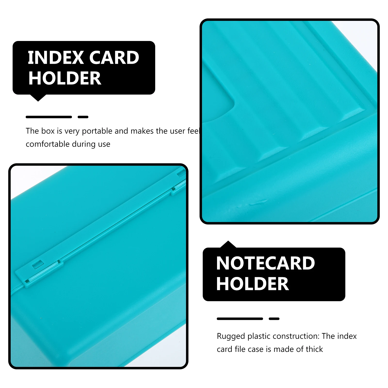 4 Pcs Business Card Desktop Storage Box Receipt Holder Organizer Note Index Pockets Cards