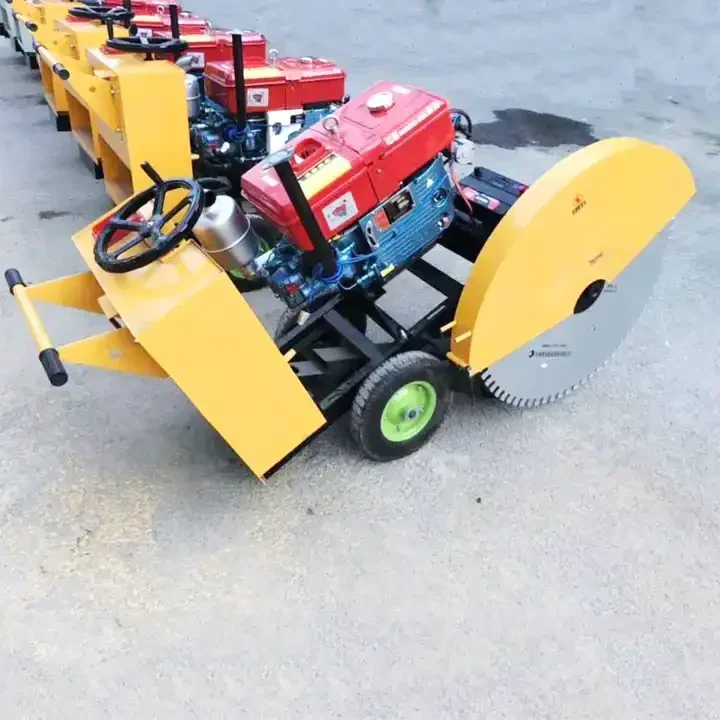 1200mm blade cutting depth 500mm road concrete cutting machine diesel engine road cutting machine