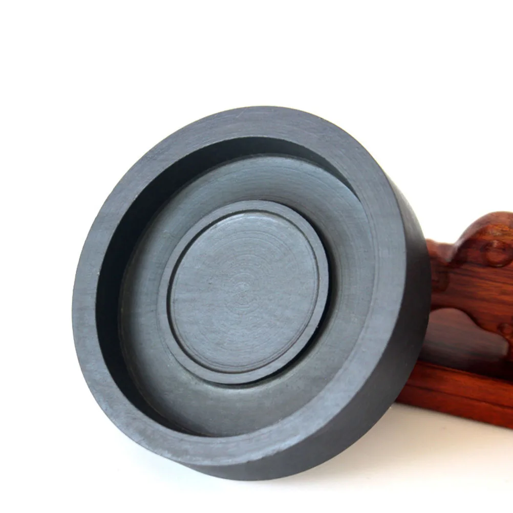 

Exquisite Inkstone With Cover Traditional Chinese Calligraphy Brush Grinding Plate Durable Painting Inkslab Practical Stationery