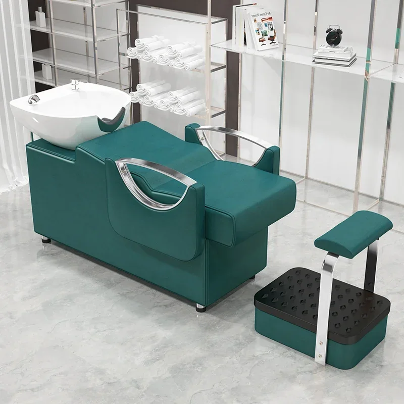 

Japanese Spa Head Machine Hair Chairs Salon Water Circulation Therapy Mobile Shampoo Washbasin Bowl Lavacabezas Hairdresser Wash