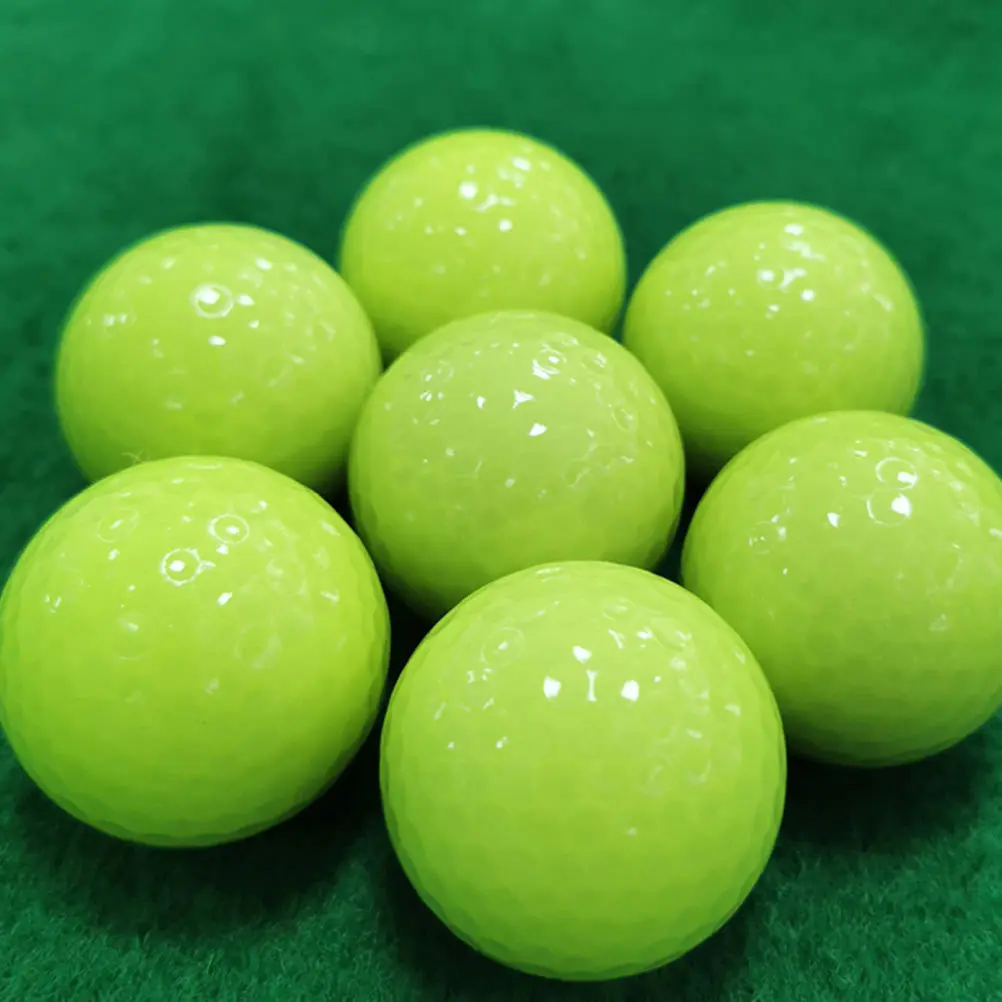 

6pcs Luminous Golf Balls Reusable Practice Ball For Glow Training Light Up Outdoor Tournament