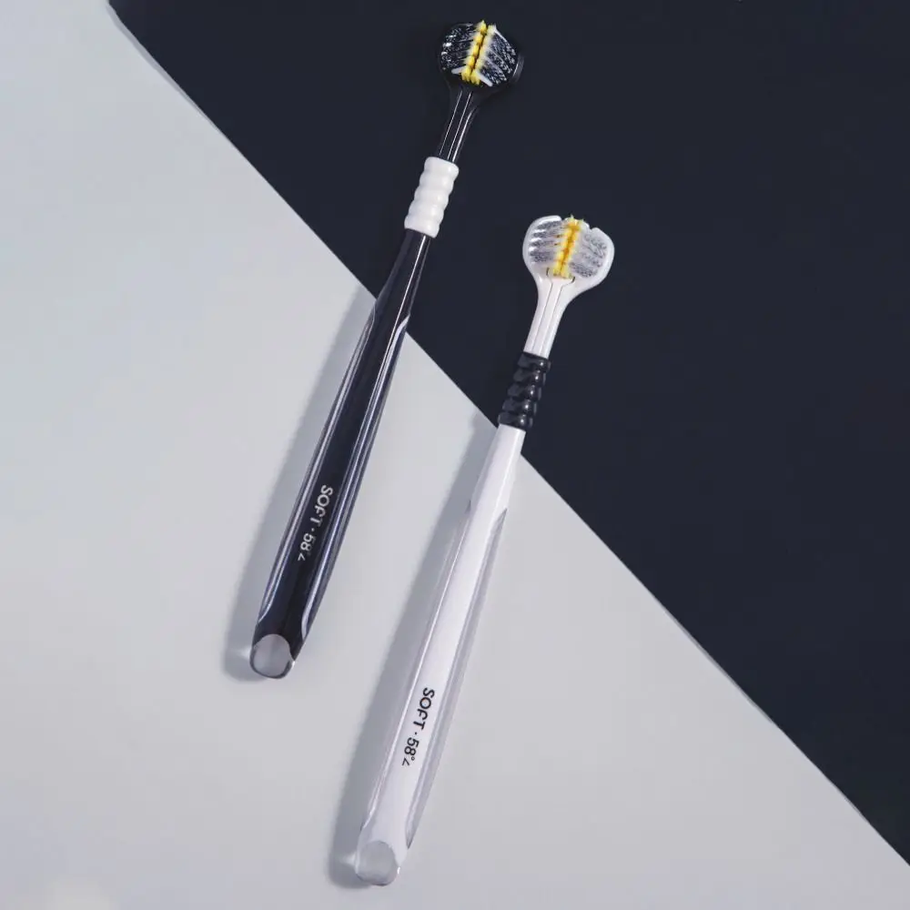 فرشاة أسنان ساخنة على شكل حرف U بثلاثة جوانب، فرشاة تنظيف ملفوفة بالكامل ثلاثية الأبعاد، هدية منزلية للبالغين للعناية بالأسنان للاستخدام اليومي #5