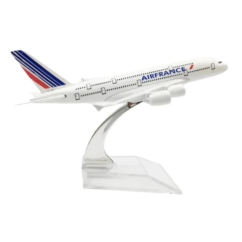 

16cm 1:400 Scale Airplanes Alloy Air France Airbus A380 Airplane Model Plane Aircraft Kid Christmas Gifts