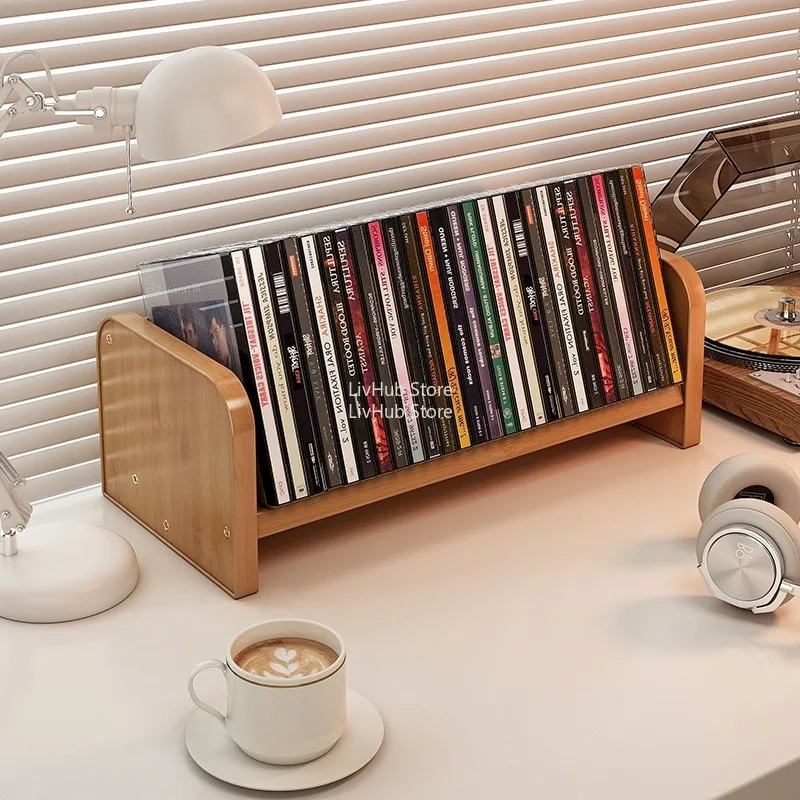 CD Holder Desk Rack Organizer, Cute Holds 30 CD Case Game Disc Display CD Holder Stand, CD Storage/Shelf/Tower/for Theatre Room