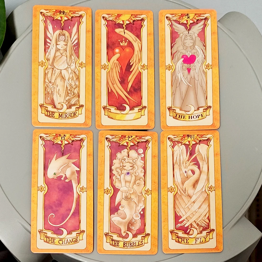 Cartes Anime pour Cosplay et affichage, 56 pièces, 11x5.5cm, Card Captor magique Sakura Clow, jeu de cartes