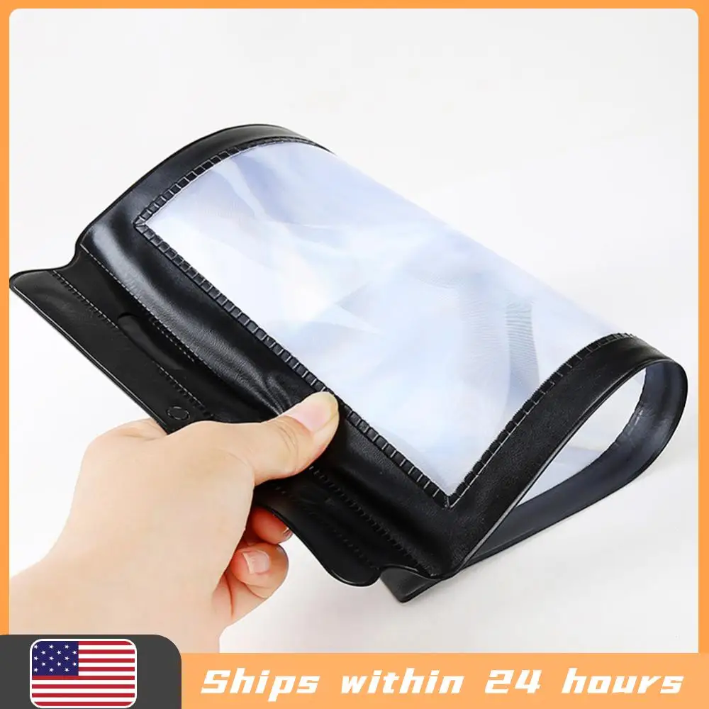 

Handheld Page Magnifier Portable 3X Page Magnifying Glass Flexible Reading Aid Lens Ultra Thin A4 for Elderly Reading Newspapers