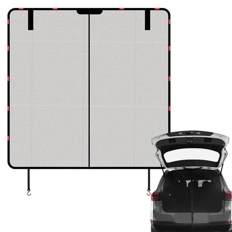 

Car Tailgate Flying Screen SUV Tailgate Mesh Screen Tailgate Net For Most Cars Camping Self Drive Trip Truck Tent Car Camping