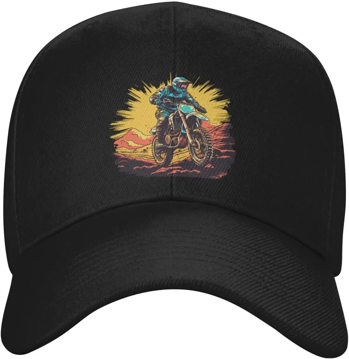 

Байк для мотокросса, ретро шляпа дальнобойщика, винтажная бейсболка из полиэстера для взрослых