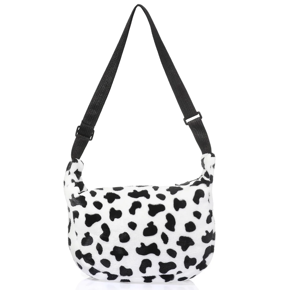 

Женские пушистые плюшевые сумки через плечо большой емкости, сумки через плечо, сумки