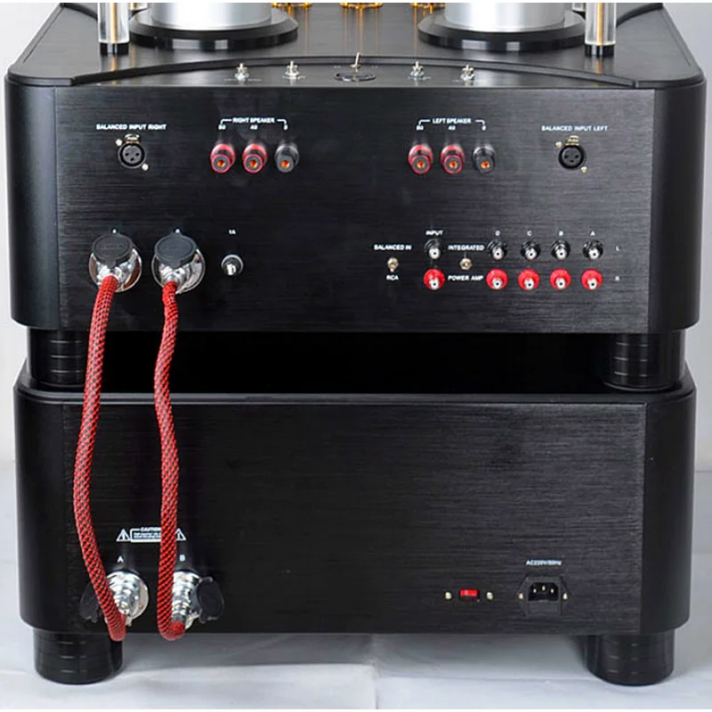 Meixing Mingda MC 212-A Amplificador integrado de tubo de vácuo HIFI PSVANE Réplica WE212 * 2 Potência: 50W * 2