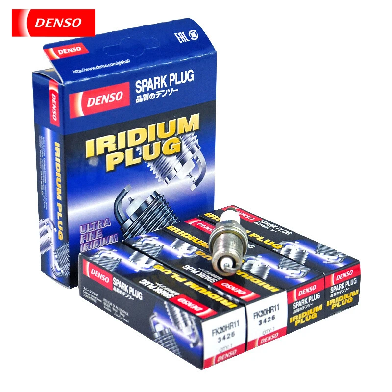 DENSO FK20HR11 3426 Iridium-Platinum Spark Plug for Crown, Reiz 2.5/3.0, Highlander 3.5