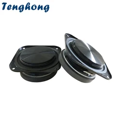 2pcs 2.75 Inch 70MM Bass Speaker 6 Ohm 20W Ultra Thin Small Steel Cannon Audio Loudspeaker For Home Theater Sound DIY