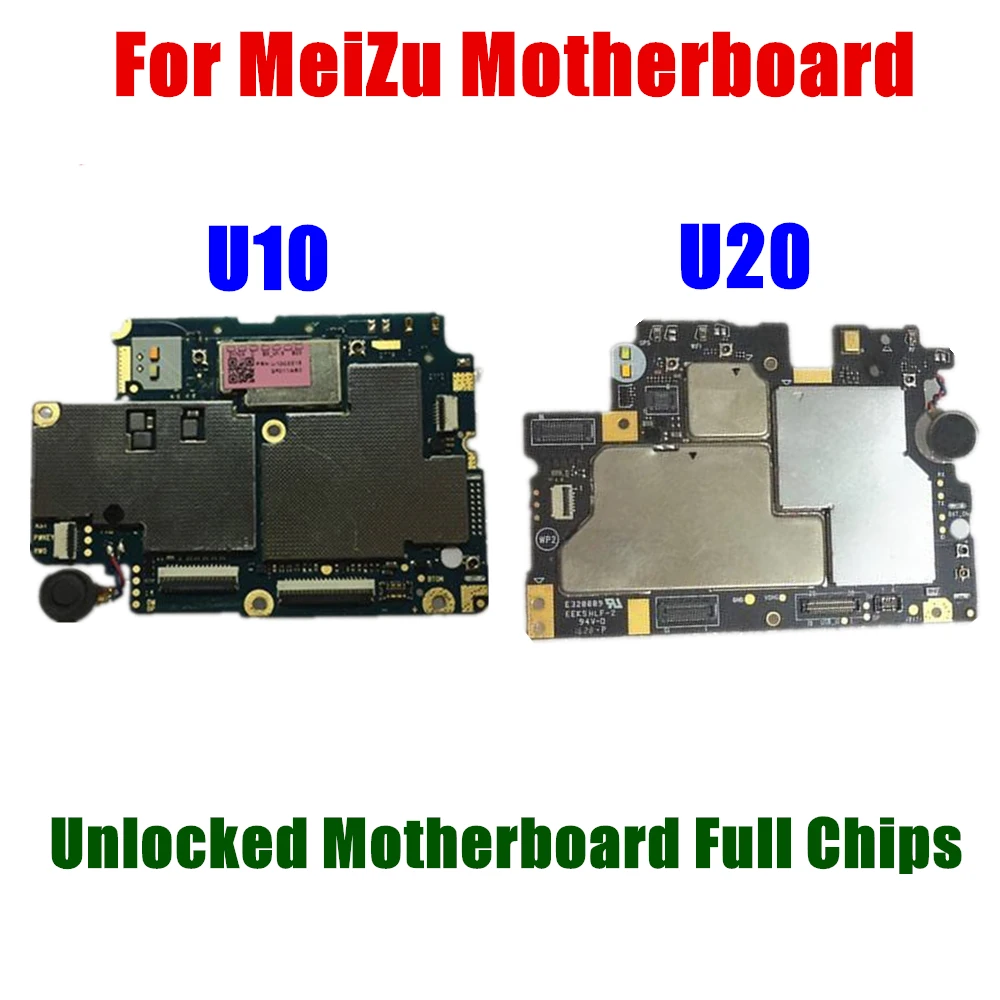 

Unlocked Electronic Panel Mainboard Motherboard Circuits Flex Cable With Firmware For Meizu Meilan U10 U20